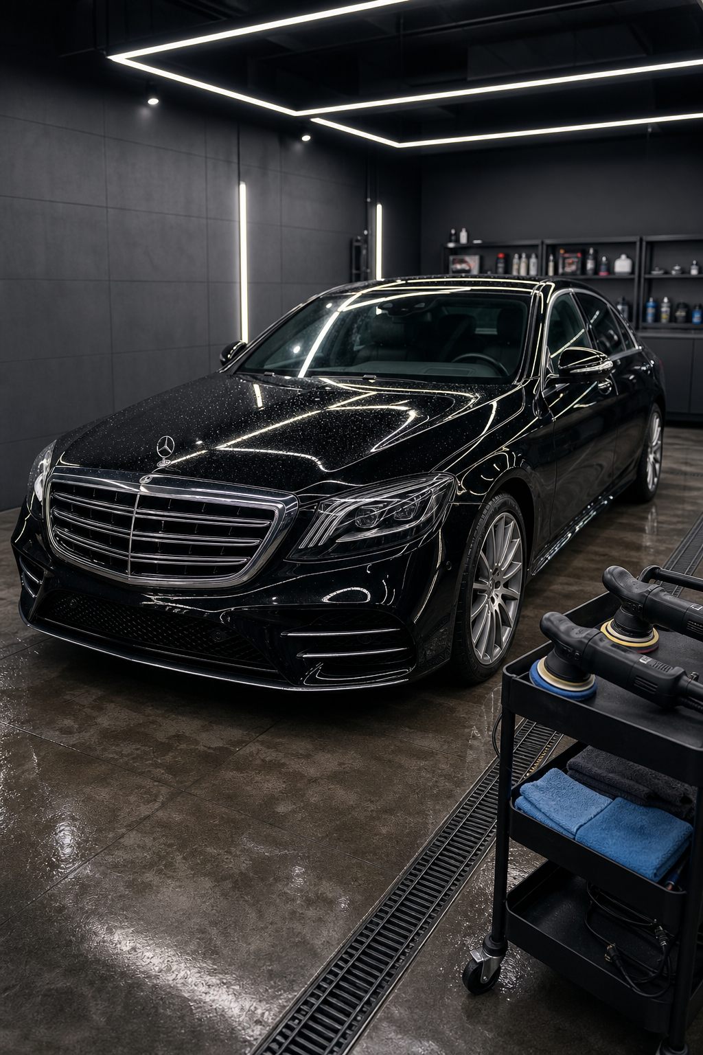 Премиальный автомобиль в детейлинг-студии ArtDetailing